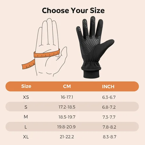 Miniatura 7 de FREETOO Winter Gloves for Women, 2022 Stylish Double Locking Thermal Running Gloves, Warm Waterproof Touchscreen Driving Gloves