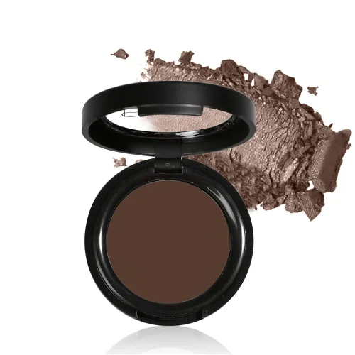 Miniatura 9 de Mysense Sombra de ojos negra mate sola,Sombra de ojos de polvo fino prensado,Maquillaje de ojo negro de larga duración de alto pigmento para día