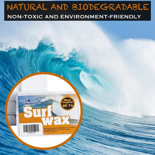 Miniatura 2 de Cera de surf cálida tropical caliente de alto rendimiento todo natural Bump Mango Aroma Surfwax Surf Tabla de surf Skimboard Agua pegajosa