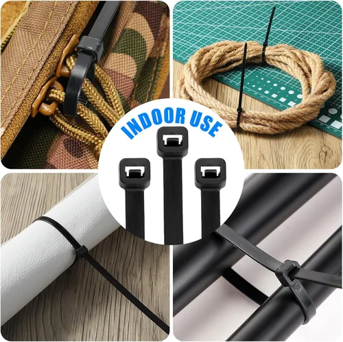 Miniatura 5 de 3000 bridas para cables resistentes a granel, bridas de nailon autobloqueantes para plantas, jardinería, agricultura, rejilla, valla de pared