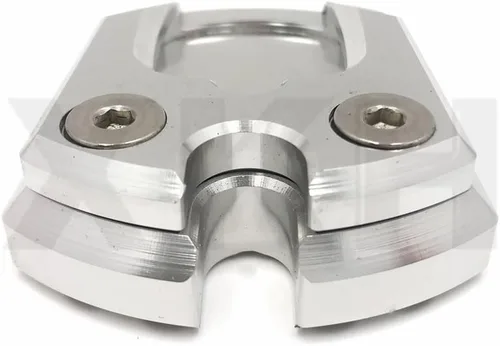 Miniatura 3 de XKH - Soporte lateral para placa de expansión para YAMAHA XMAX 125/250/300, color plateado