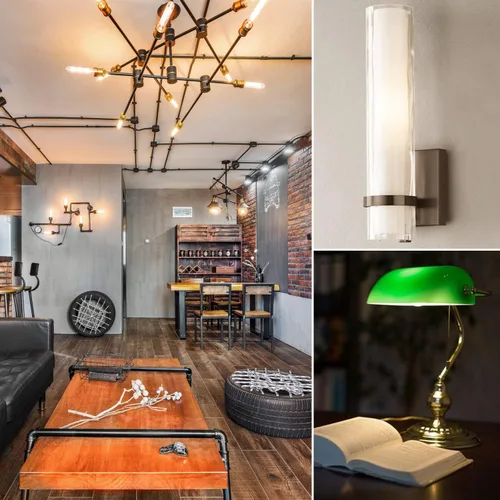 Miniatura 6 de LUXRITE Bombillas LED T9 vintage equivalentes a 60 W, 2700 K blanco cálido, 550 lúmenes, bombillas tubulares Edison regulables de 5 W, vidrio