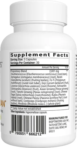 Miniatura 9 de BiOptimizers Magnesium Breakthrough 4.0, (30 cápsulas) y Stress Guardian, (90 cápsulas) – Paquete de suplemento natural para el sueño, el cerebro