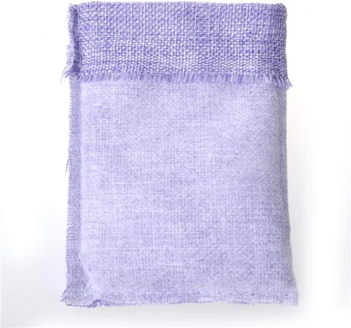 Miniatura 4 de Tvoip Paquete de 30 bolsas de arpillera con cordón, bolsas de regalo para bodas, fiestas y manualidades (morado claro, 4 x 5.5 pulgadas)