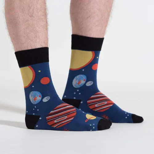 Miniatura 27 de Sock It To Me - Calcetines con diseño de extraterrestres y del espacio para hombre