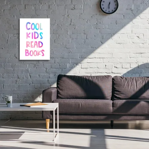 Miniatura 5 de Lienzo decorativo para pared: rincón de lectura para niños, cita genial para amantes de los libros, perfecto para la habitación de los niños