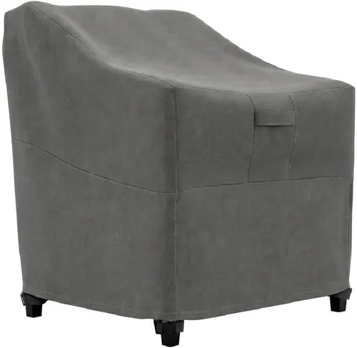 Funda para silla de muebles de exterior de patio - Premium Heavy Duty - Gris