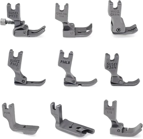 Miniatura 5 de Juego de 28 prensatelas industriales compatibles con JUKI DDL-555 DDL-5550 DDL-5600 DDL-8300 Singer 188K 191D 195K 196K Brother B705 B70 7B715 B716