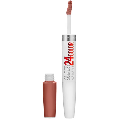 Miniatura 46 de Maybelline Super Stay 24, lápiz labial líquido de maquillaje de 2 pasos, color altamente pigmentado de larga duración con bálsamo hidratante, Merlot