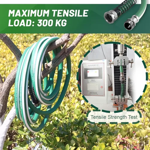Miniatura 6 de Manguera de jardín corta de 10 pies 15 pies - Manguera de agua híbrida para exteriores con accesorios sólidos - Manguera de jardín flexible, sin