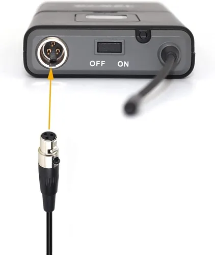 Miniatura 3 de Micrófono de solapa Lavalier de repuesto para transmisor inalámbrico Phenyx Pro, micrófono UHF Bodypack para PTU-71/PTU-7000/PTU-6000 con mini