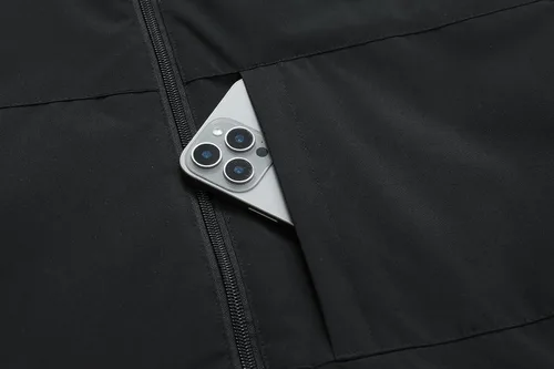 Miniatura 5 de Chaqueta impermeable de esquí para hombre, con forro polar, cálida chaqueta de lluvia de invierno con capucha