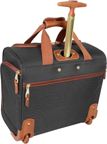 Miniatura 2 de Steve Madden maleta Bolsa con Ruedas veliz debajo del asiento, Negro), D4041-01-WT