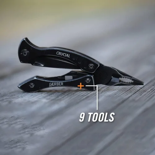 Miniatura 3 de Gerber 31-001518N Crucial, color negro.