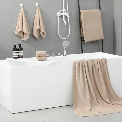Miniatura 2 de YTYC Toallas, toallas de baño extra grandes de 29 x 59 pulgadas para baño, toallas de ducha súper suaves de secado rápido, peso ligero, microfibra