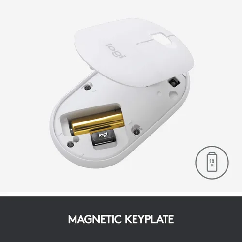 Miniatura 6 de Logitech Pebble i345 ratón inalámbrico Bluetooth para iPad - Blanco apagado