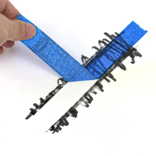 Miniatura 8 de Paquete de 2 Cintas Azules para Pintores - Cinta de Enmascarar de 1 Pulgada de Ancho - Multisuperficie, Adhesión Inteligente, Interior y Exterior