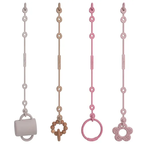Correas de seguridad de juguete, correas elásticas ajustables para cochecitos, silla alta, cunas, cestas colgantes, asiento de automóvil, carrito de