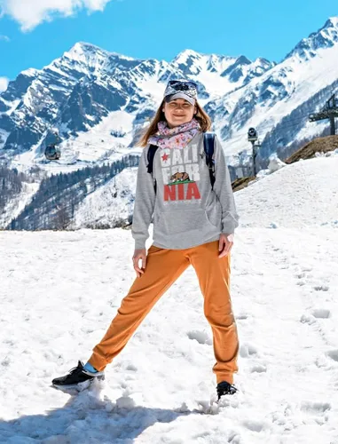 Miniatura 2 de Sudaderas con capucha de bandera retro de California Bear Republic para mujer