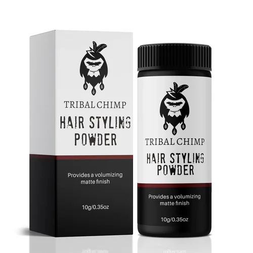 Miniatura 9 de Tribal Chimp Polvo para peinar el cabello, voluminizador de cabello invisible durante todo el día y polvo de textura para hombres y mujeres, polvo