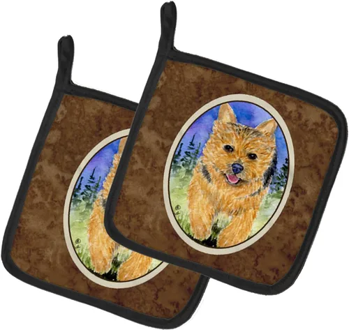 Miniatura 185 de Caroline's Treasures SS8617PTHD - Juego de soportes para ollas de cocina resistentes al calor, almohadillas calientes para horno para cocinar, Husky