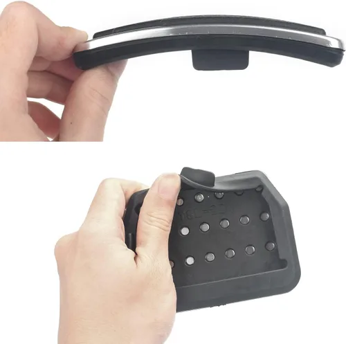 Miniatura 4 de Juego de pastillas de pedal para Tesla Modelo 3 Modelo Y, accesorios de aluminio de rendimiento antideslizante para el pedal de freno y acelerador