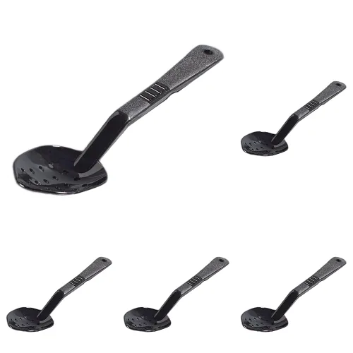 Carlisle FoodService Products 442603 Cuchara perforada para servir a altas temperaturas, 13 pulgadas, color negro (paquete de 5)