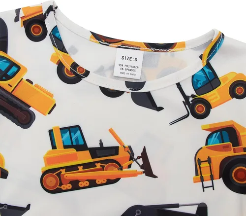 Miniatura 4 de ALISISTER Vestido de verano de manga corta para niñas pequeñas