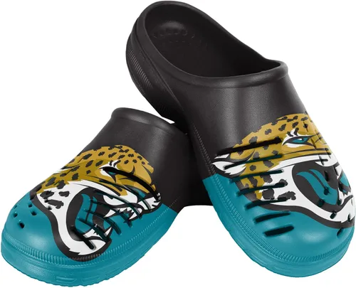 Miniatura 83 de FOCO - Sandalias de agua de jardín con logotipo de equipo de la NFL, para hombre, pantuflas, zuecos