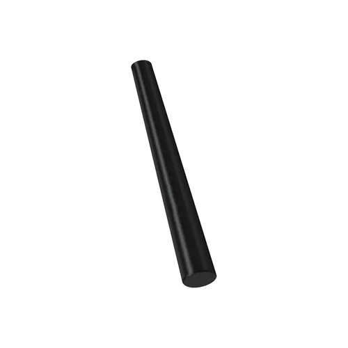 Miniatura 15 de Varilla de copolímero acetal redonda de 1-1/2 pulgadas de diámetro, 12 pulgadas de longitud, negro opaco, tolerancia estándar, paquete de 2