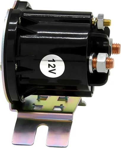 Miniatura 7 de Interruptor de relé solenoide de arranque de 12 V, contactor de trabajo intermitente, 3 terminales, corriente de 150 A, máximo 800 A, con tuercas