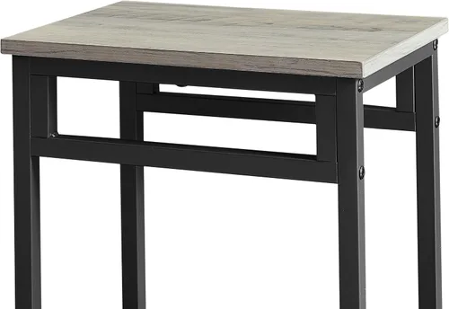 Miniatura 7 de Juego de comedor de 5 piezas, mesa de comedor con 4 taburetes, mesa de desayuno de cocina para el hogar, juego de mesa de bar, mesa de bar con 4