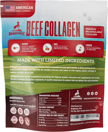 Miniatura 2 de Colágeno alimentado con pasto para perros, apoya la salud de la piel y el pelaje, la cadera, el cuidado de las articulaciones y el soporte