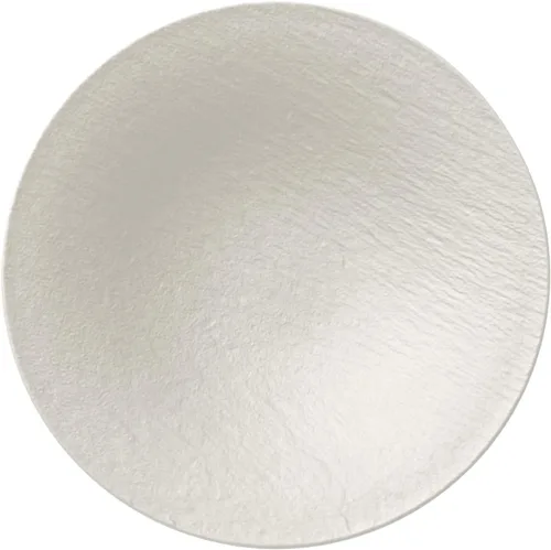 Villeroy & Boch Manufacture Rock Blanc - Cuenco profundo/llanta, 11.5 pulgadas, porcelana premium, color blanco
