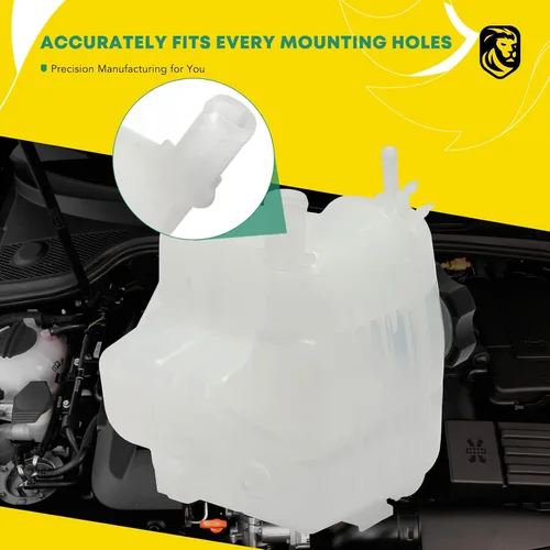 Miniatura 7 de YHTAUTO Tanque de expansión de depósito de desbordamiento de recuperación de refrigerante del motor con tapa presurizada para Chevrolet Cruze 10-16