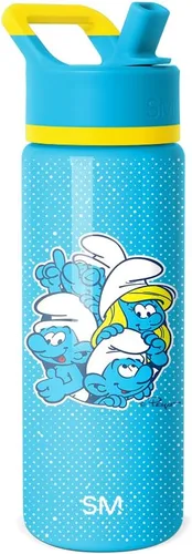 Miniatura 23 de Simple Modern - Botella de agua para niños Summit con tapa con pajilla Taza de acero inoxidable aislada de 14 onzas de Marvel Spider Man