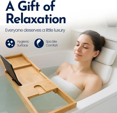 Miniatura 4 de Almohada gruesa para baño spa de lujo Epica 2X con agarre de succión