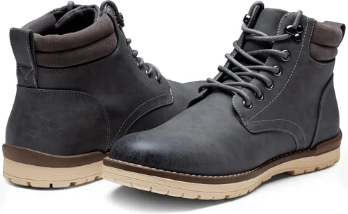 Miniatura 4 de Vostey Botas de senderismo para hombre, impermeables, botas chukka casuales para hombre
