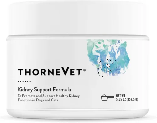 ThorneVet Apoyo renal para perros y gatos - Fórmula en polvo para la salud renal - con Rehmannia, astrágalo, hongos y quitosano - 90 cucharadas