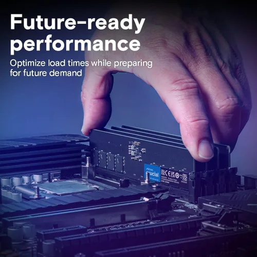 Miniatura 5 de Crucial CT8G48C40U5 - Memoria RAM DDR5 de 8GB, 4800MHz para computadora de escritorio, UDIMM de 288 pines, Compatible con Intel Core de 13ª