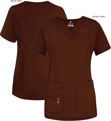 Miniatura 5 de Adar Pro - Ropa quirúrgica para mujer, con cuello en V elevado