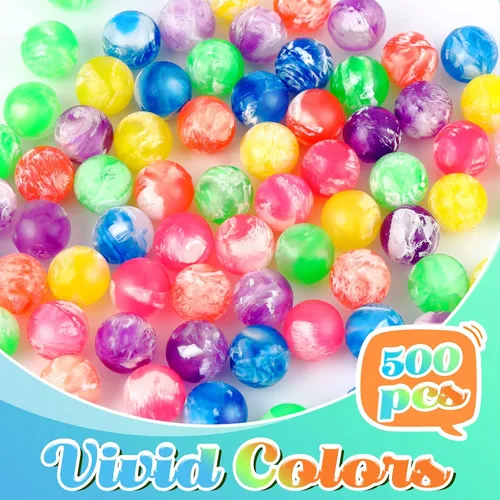 Miniatura 4 de Sumind 500 bolas inflables pequeñas para niños, bolas de goma a granel para bebés, regalos de fiesta de cumpleaños, regalos, premios, máquinas