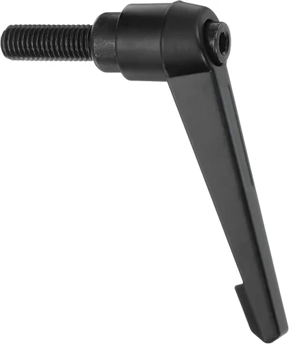 Miniatura 19 de uxcell Perillas ajustables M5 x 0.472 in, mango de rosca macho, botón de trinquete de liberación rápida, perno giratorio para maquinaria de torno
