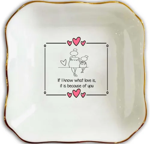 Miniatura 14 de Plato de cerámica para baratijas, regalo de cumpleaños para mamá, abuela, madrinas, tía, madre de la novia, madre del novio, regalo de boda