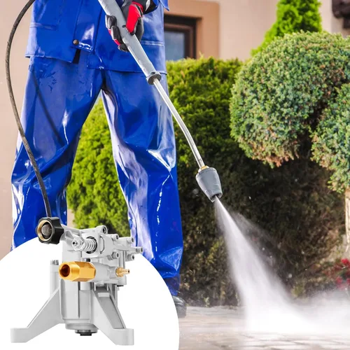 Miniatura 8 de VEVOR Bomba de lavado a presión, eje vertical de 7/8 pulgadas, 3400 PSI, 2.5 GPM, kit de bombas de repuesto para lavadora eléctrica, bomba de lavado