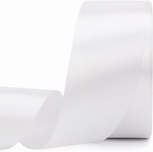 Miniatura 9 de Nsilu Cinta de satén de 25 yardas de 1-1/2 pulgadas de ancho adecuada para bodas, fiestas y cajas de regalo (rojo, 1-1/2 pulgadas)