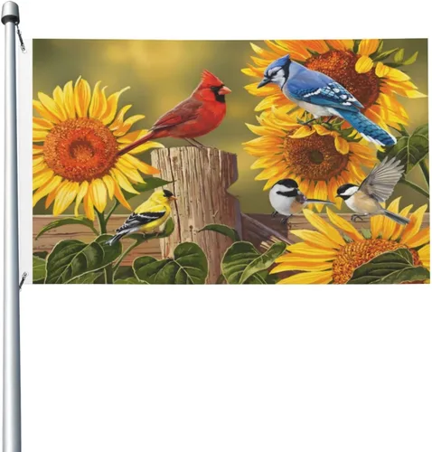 Miniatura 11 de Bandera de playa de verano con piñas divertidas de 3 x 5 pies, bandera decorativa de poliéster duradero para el hogar, al aire libre