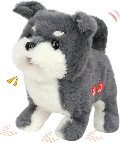Miniatura 10 de Hopearl Juguete electrónico interactivo de conejo de peluche LED Hopping Rabbit Repeat What You Said para mascotas, juguete animado que canta, habla