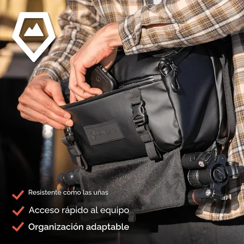Miniatura 2 de WANDRD ROGUE V1 9L Sling: bandolera compacta para cámara y bolsa cruzada con acceso rápido, transporte de 3 vías, bolsa ligera ideal para viajes