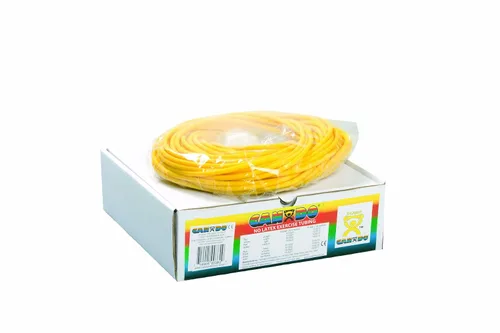 Miniatura 11 de CanDo – Tubos de libre ejercicio de látex, Rollo de 25 pies, Plateado , 1